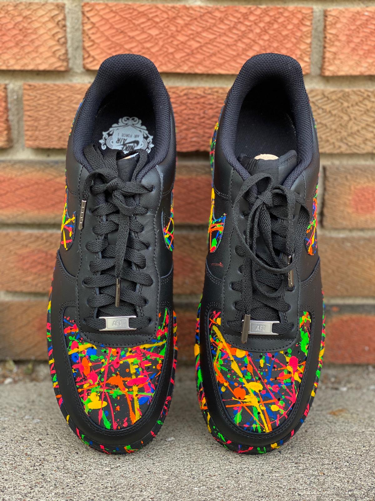 Splatter Custom Shoes